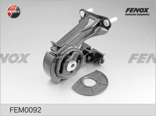 Fenox FEM0092 - Подушка, опора, подвеска двигателя autospares.lv