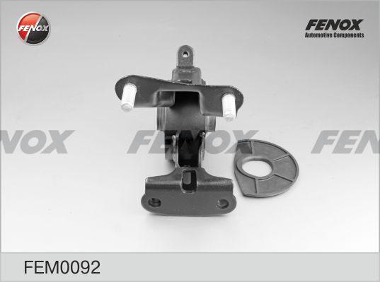 Fenox FEM0092 - Подушка, опора, подвеска двигателя autospares.lv