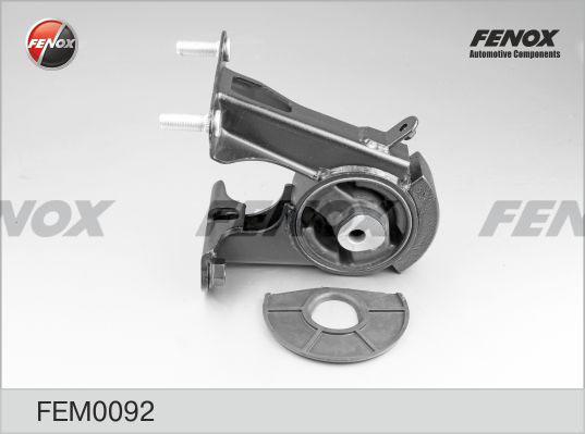 Fenox FEM0092 - Подушка, опора, подвеска двигателя autospares.lv