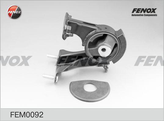 Fenox FEM0092 - Подушка, опора, подвеска двигателя autospares.lv