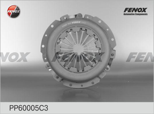 Fenox PP60005C3 - Нажимной диск сцепления autospares.lv