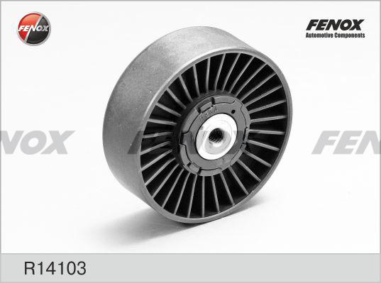 Fenox R14103 - Ролик, поликлиновый ремень autospares.lv