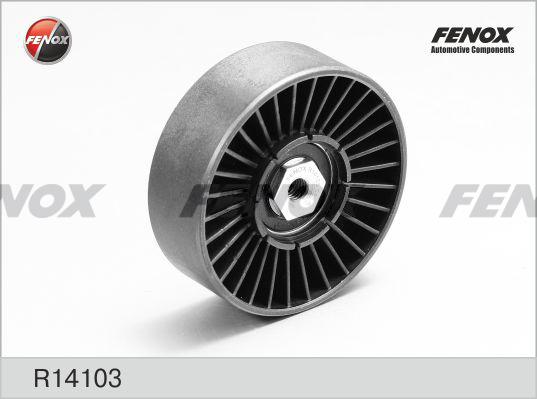 Fenox R14103 - Ролик, поликлиновый ремень autospares.lv