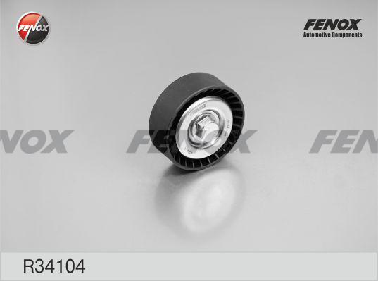 Fenox R34104 - Ролик, поликлиновый ремень autospares.lv