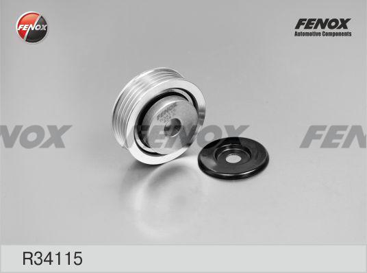 Fenox R34115 - Ролик, поликлиновый ремень autospares.lv