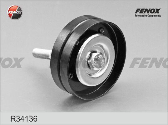 Fenox R34136 - Ролик, поликлиновый ремень autospares.lv