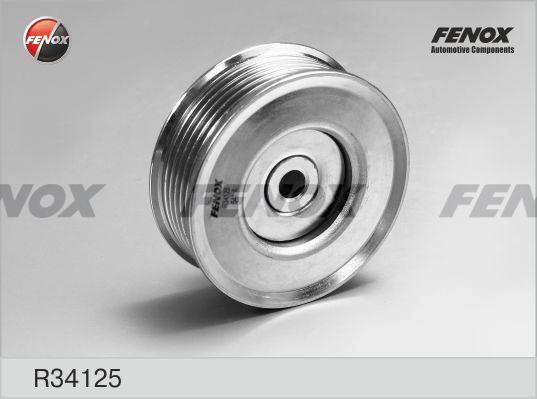 Fenox R34125 - Ролик, поликлиновый ремень autospares.lv