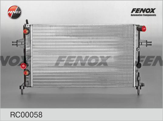 Fenox RC00058 - Радиатор, охлаждение двигателя autospares.lv