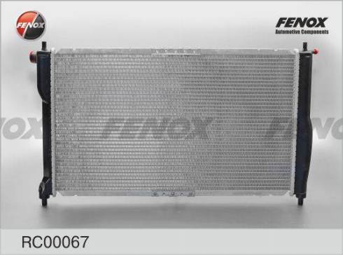 Fenox RC00067 - Радиатор, охлаждение двигателя autospares.lv