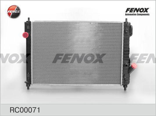 Fenox RC00071 - Радиатор, охлаждение двигателя autospares.lv