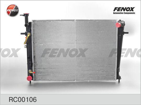 Fenox RC00106 - Радиатор, охлаждение двигателя autospares.lv