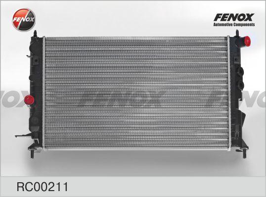 Fenox RC00211 - Радиатор, охлаждение двигателя autospares.lv