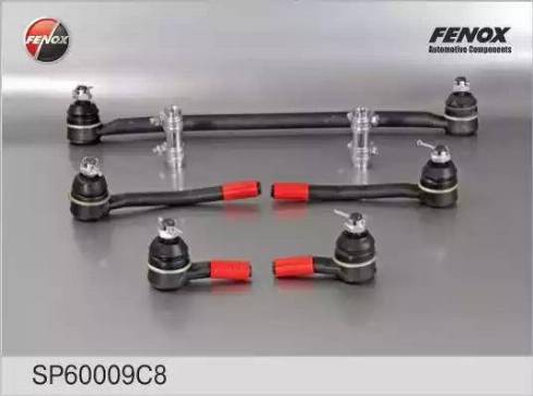 Fenox SP60009C8 - Наконечник рулевой тяги, шарнир autospares.lv