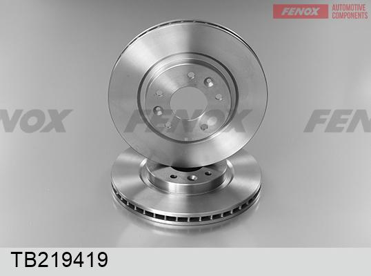 Fenox TB219419 - Тормозной диск autospares.lv