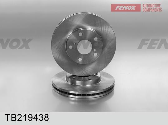 Fenox TB219438 - Тормозной диск autospares.lv