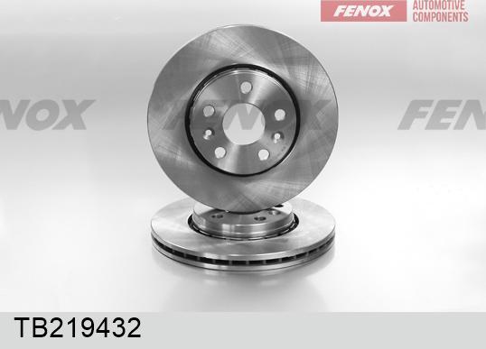 Fenox TB219432 - Тормозной диск autospares.lv