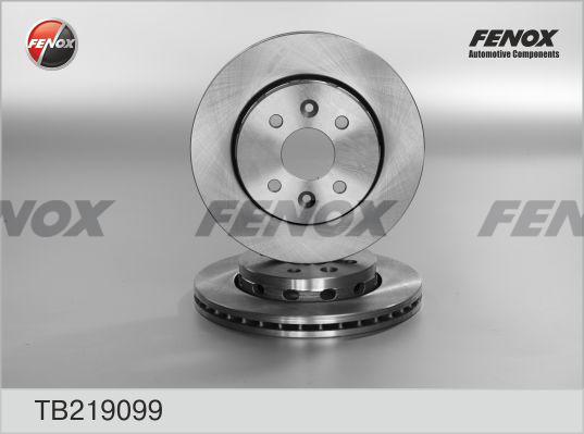 Fenox TB219099 - Тормозной диск autospares.lv