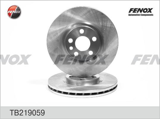 Fenox TB219059 - Тормозной диск autospares.lv