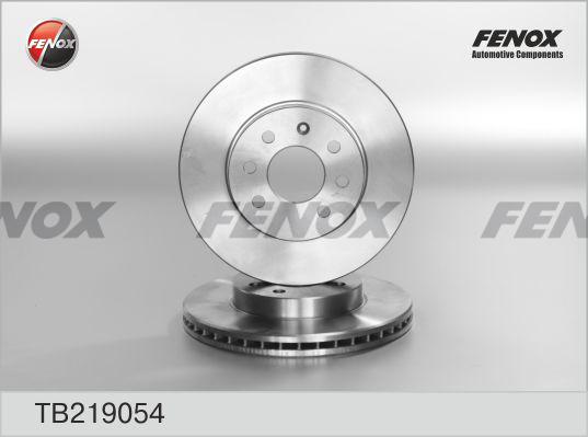 Fenox TB219054 - Тормозной диск autospares.lv