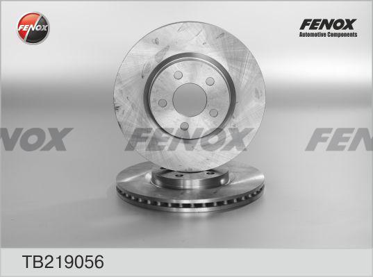 Fenox TB219056 - Тормозной диск autospares.lv