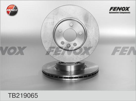 Fenox TB219065 - Тормозной диск autospares.lv