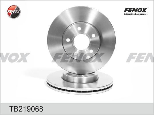 Fenox TB219068 - Тормозной диск autospares.lv
