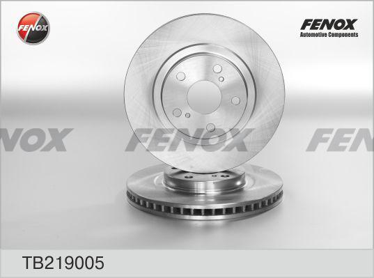 Fenox TB219005 - Тормозной диск autospares.lv