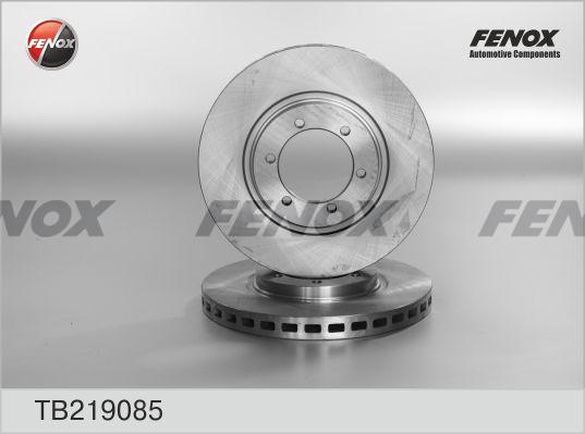 Fenox TB219085 - Тормозной диск autospares.lv