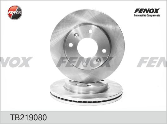 Fenox TB219080 - Тормозной диск autospares.lv