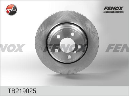 Fenox TB219025 - Тормозной диск autospares.lv