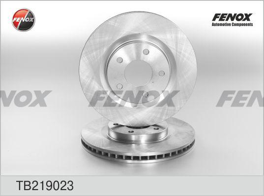 Fenox TB219023 - Тормозной диск autospares.lv