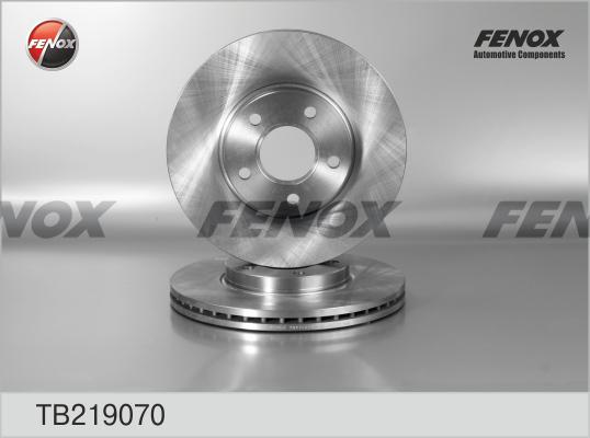 Fenox TB219070 - Тормозной диск autospares.lv