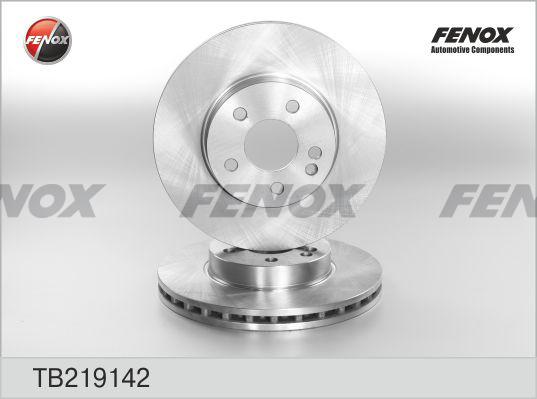 Fenox TB219142 - Тормозной диск autospares.lv