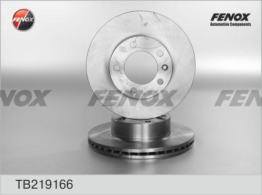 Fenox TB219166 - Тормозной диск autospares.lv