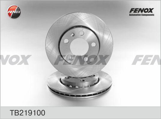 Fenox TB219100 - Тормозной диск autospares.lv