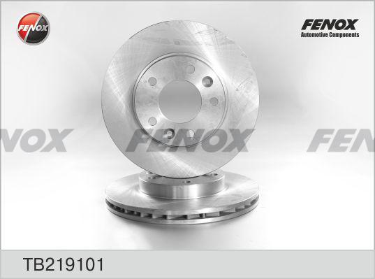 Fenox TB219101 - Тормозной диск autospares.lv