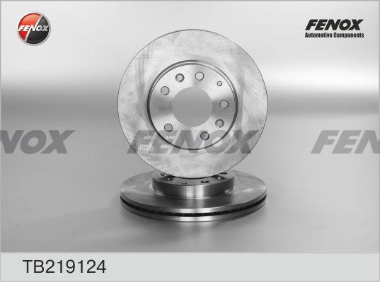 Fenox TB219124 - Тормозной диск autospares.lv