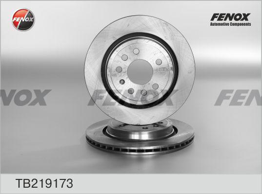 Fenox TB219173 - Тормозной диск autospares.lv
