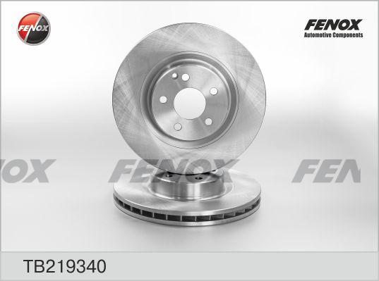 Fenox TB219340 - Тормозной диск autospares.lv