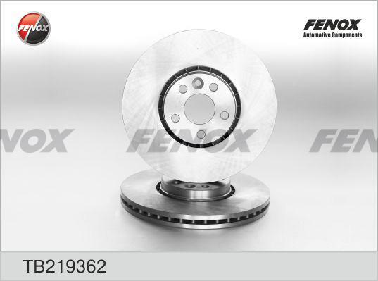 Fenox TB219362 - Тормозной диск autospares.lv