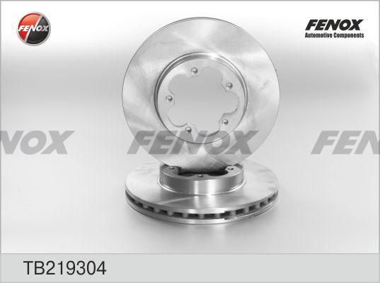 Fenox TB219304 - Тормозной диск autospares.lv