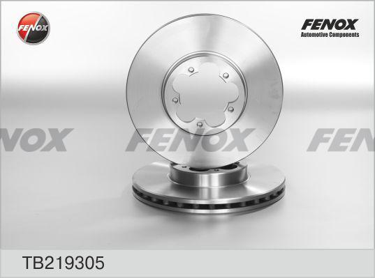Fenox TB219305 - Тормозной диск autospares.lv