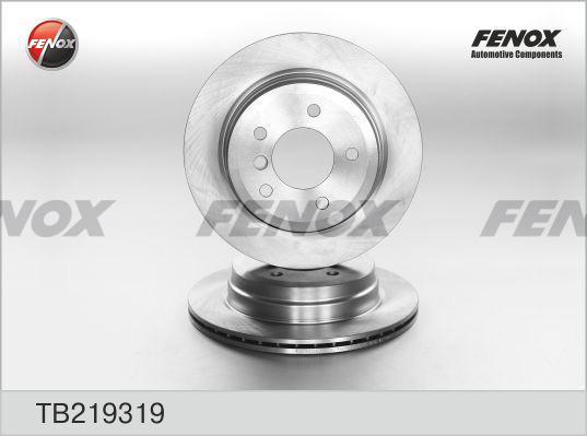 Fenox TB219319 - Тормозной диск autospares.lv