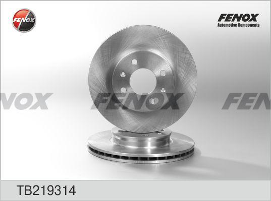 Fenox TB219314 - Тормозной диск autospares.lv