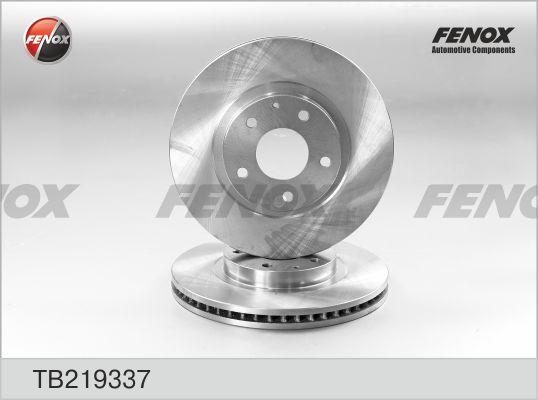 Fenox TB219337 - Тормозной диск autospares.lv