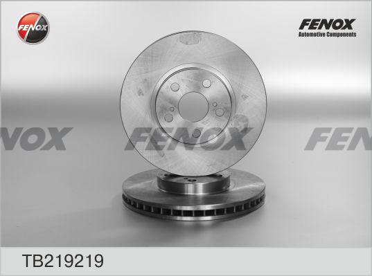 Fenox TB219219 - Тормозной диск autospares.lv