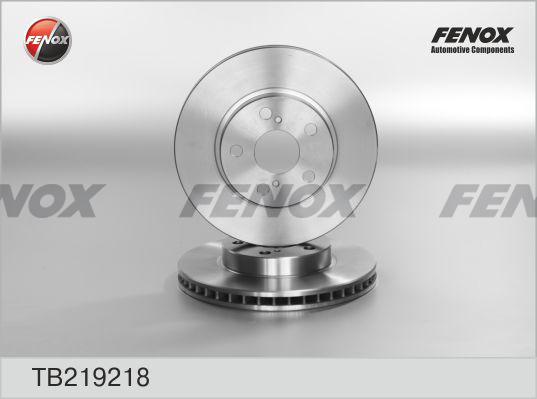 Fenox TB219218 - Тормозной диск autospares.lv