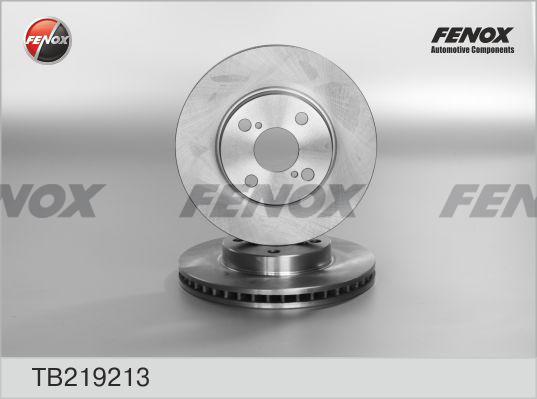 Fenox TB219213 - Тормозной диск autospares.lv