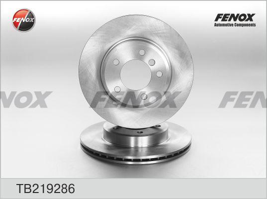 Fenox TB219286 - Тормозной диск autospares.lv