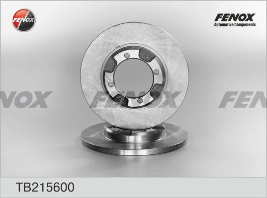 Fenox TB215600 - Тормозной диск autospares.lv